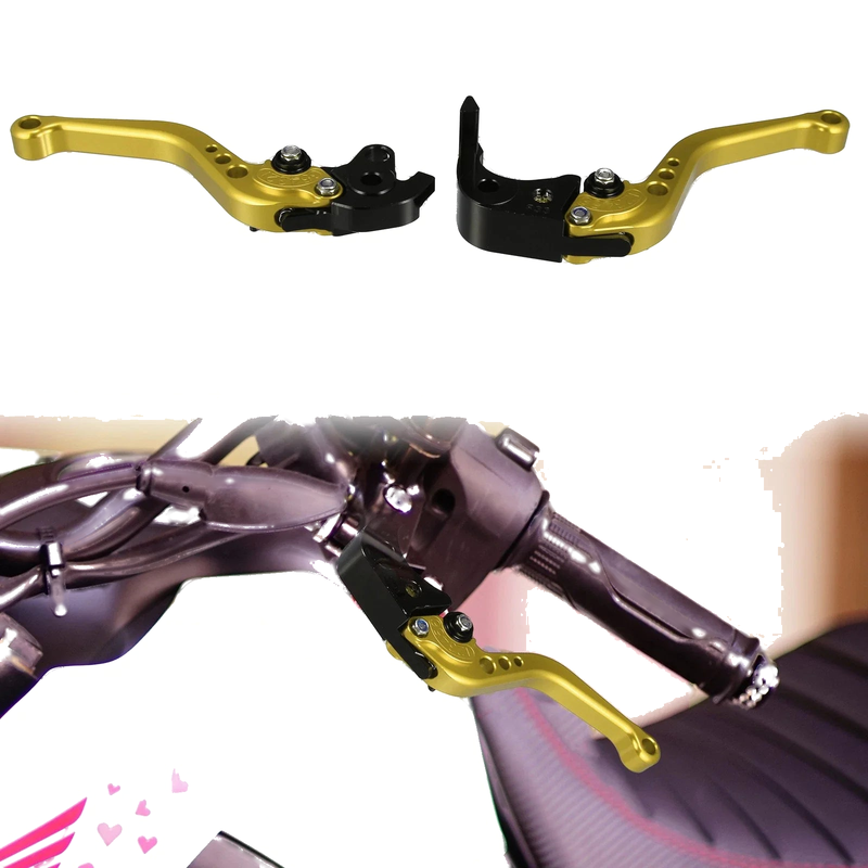 Honda CBR1000RR Motorcycle Brake Clutch Levers 2 x Gold Tone (2008-2023)
