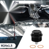 Cars / Motorcycles / Boats Black Set Engine Oil Drain Plug with Gasket