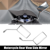 Motorcycles 1 Pair Motorcycle M10x1.25 Screw Glass Rearview Mirror