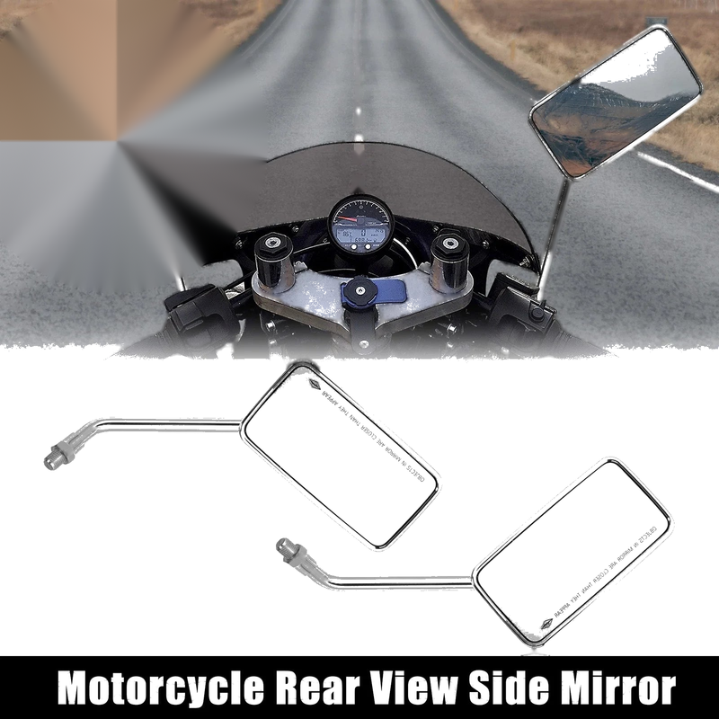 Motorcycles 1 Pair Motorcycle M10x1.25 Screw Glass Rearview Mirror