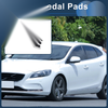 Volvo V40 (2013-2019) Silver Tone Automatic Footrest Pedals Cover Set