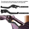 Honda PCX125 (2021) Black Motorcycle Brake Clutch Levers 1 Pair Folding