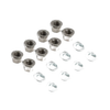 Honda TRX450R ATV 8 x Wheel Flange Lug Nut Kit M10-1.25 (2004-2009)