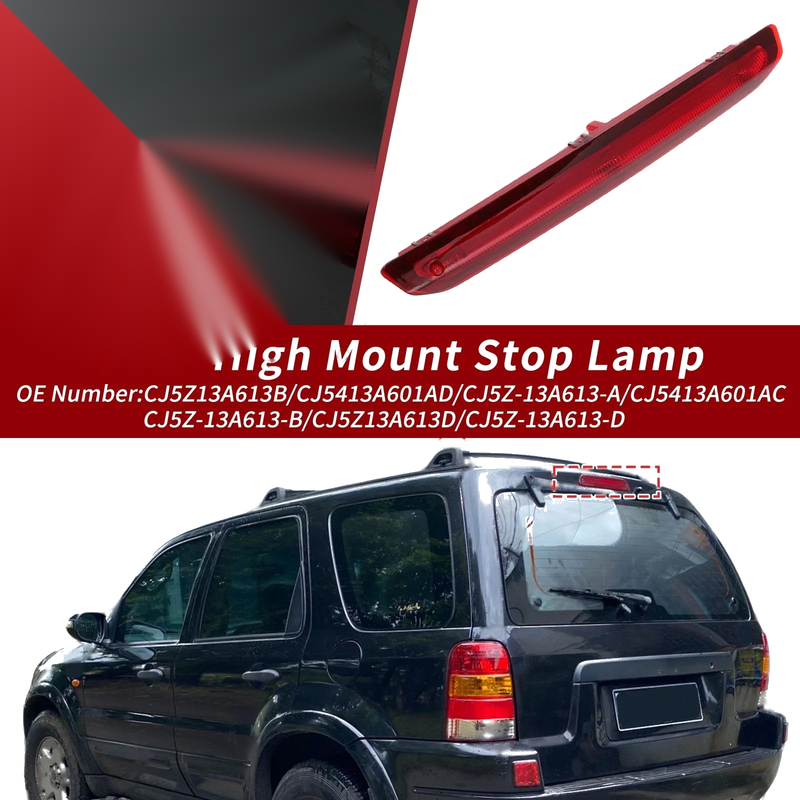 Ford Escape Red High Mounted LED Third Brake Light (2013-2019)