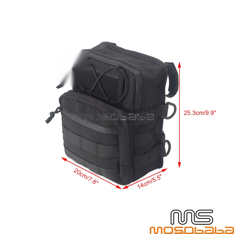 Harley Universal Motorcycle T-bar Handlebar Bag Waterproof