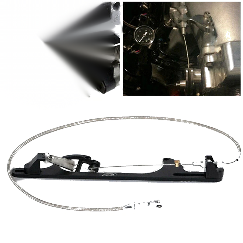 Gas Throttle Cable 36-Inch Braided Stainless Steel