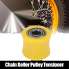 Motorcycle ATV Dirt Bike 10mm Chain Roller Pulley Tensioner Wheel Guide