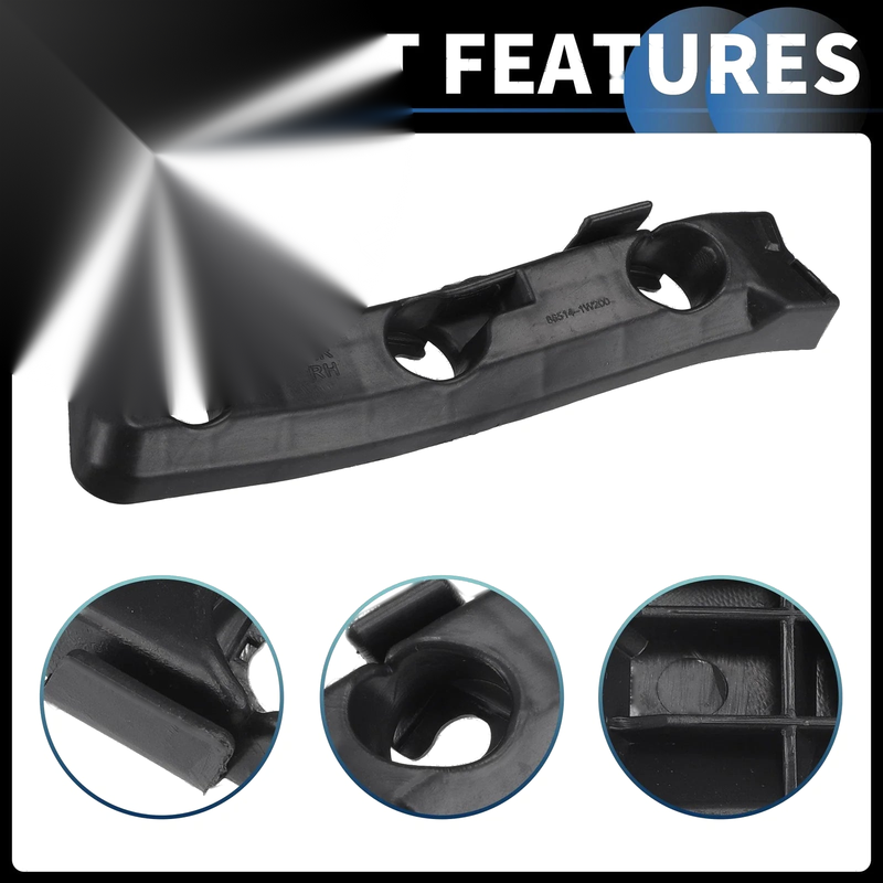 Kia Rio Right Rear Bumper Retainer Bracket (2012-2017)