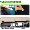 BMW X5 X6 Dash Cover Mat Carpet Black (2019-2022)