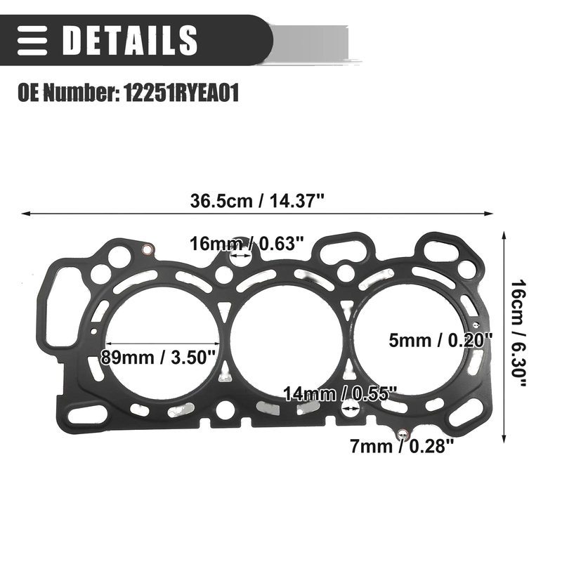 Acura MDX Cylinder Head Gasket 3.7L V6 (2007 - 2009)