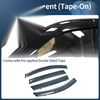 Ford Edge Side Window Vent Visors Black 2015-2024 Window Deflectors