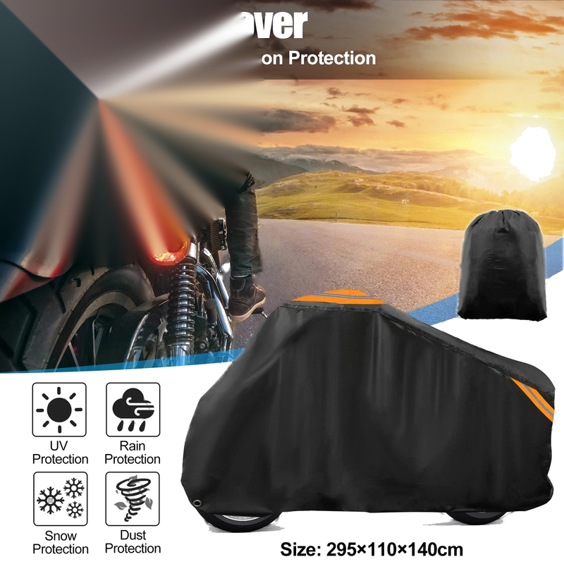 Motorcycle Cover Universal Scooter Waterproof
