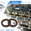 Make Model Oil Seal 2 x 45x65x10mm Seal Ring Rotary Shaft Seal FKM Rubber