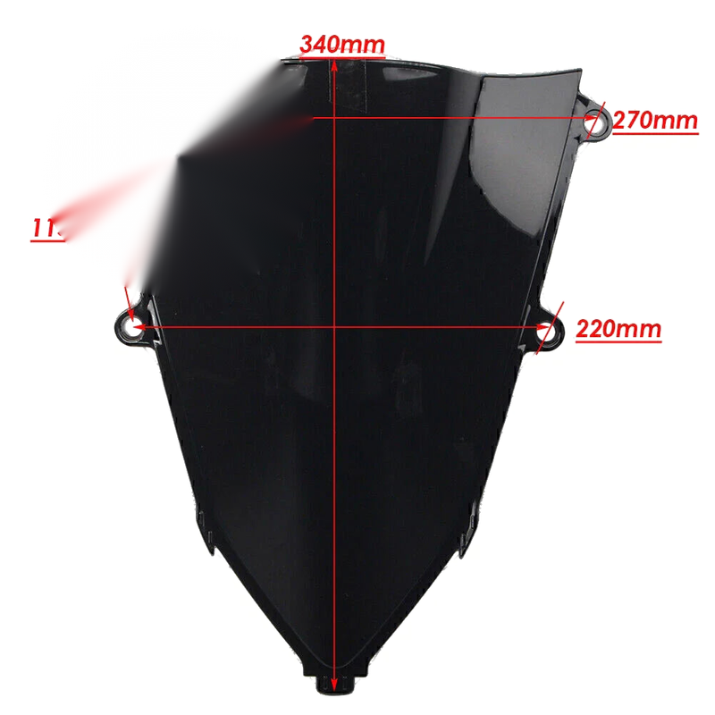 Honda CBR650R Blue Windshield (2019-2023)