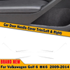VW Golf 6 MK6 (2009-2014) Silver Inner Door Handle Covers 2 x