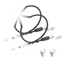 Yamaha Rhino 450 / 660 / 700 Tailgate Cable Set (2004-2013)