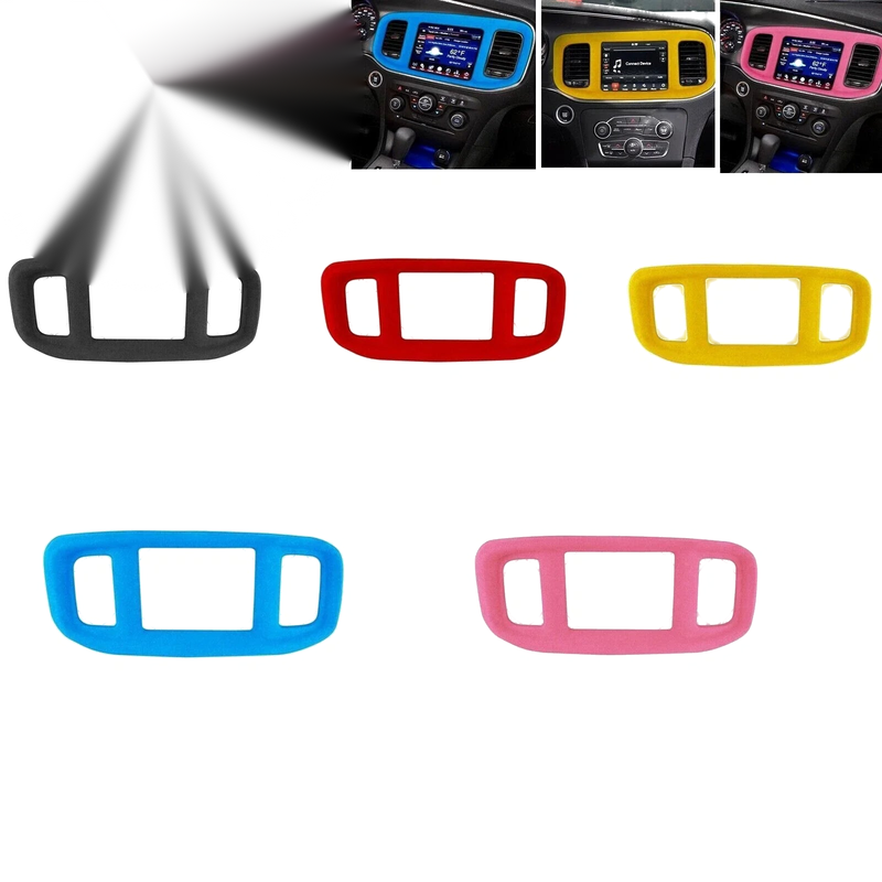 Dodge Charger 1x Blue Central Control Navigation Panel Cover (2015-2023)