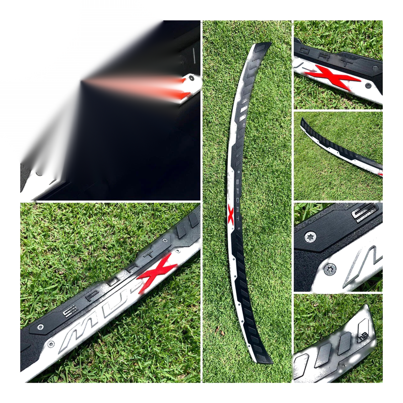 Isuzu MU-X Matte Black Boot Rear Bumper Scuff Plate Cover (2021-2022)