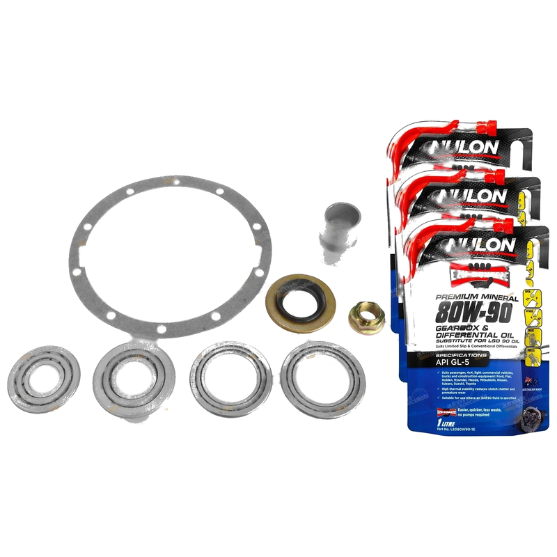 Toyota RN105 / 106 / 110 Rear LSD Diff Bearing Rebuild Kit+Oil (1988–1997)