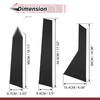Ford Escape (2020-2023) Black 6 Pcs Door Pillar Window Trim