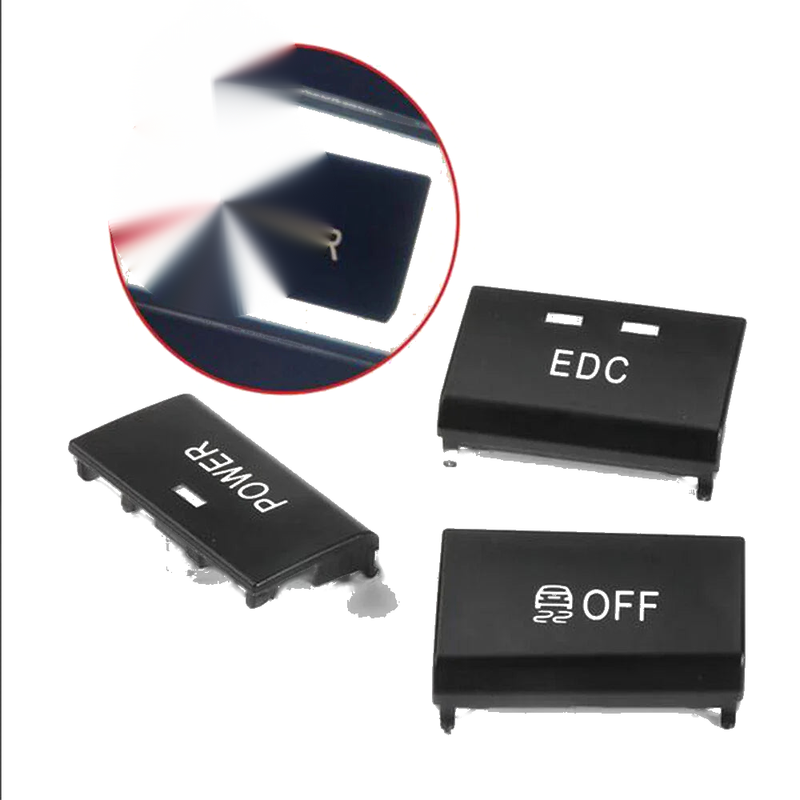 05-12 BMW E90 E92 E93 M3 3 x Center Console Switch Button Caps