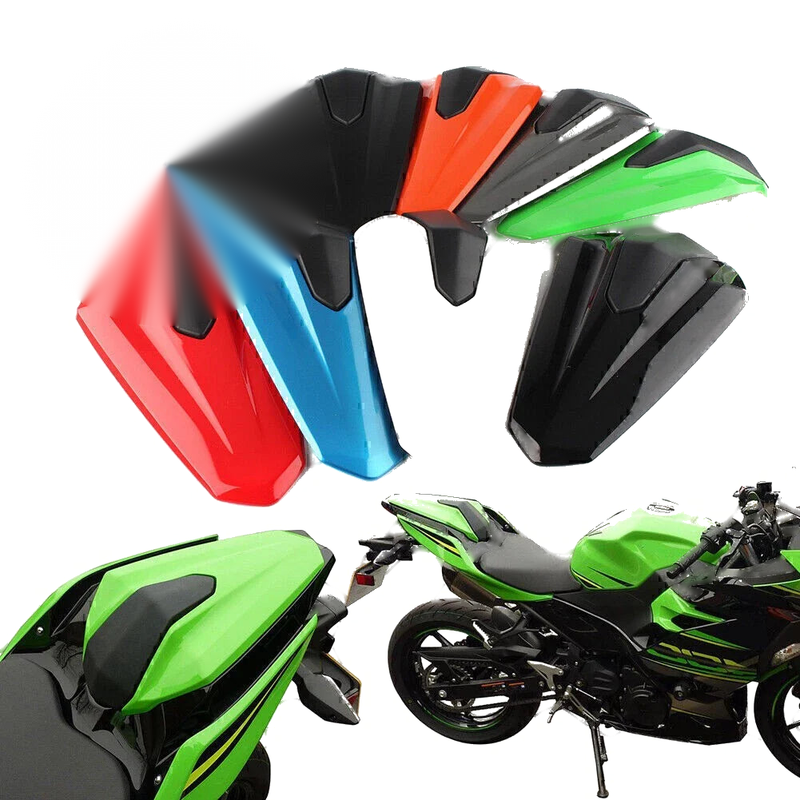 Kawasaki Ninja 400 (2018-2023) Blue Rear Pillion Cowl Seat Cover