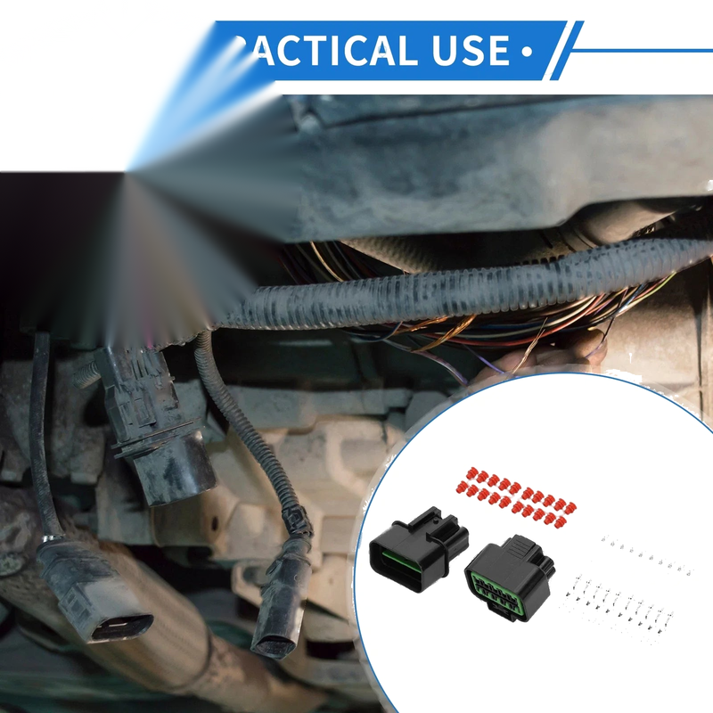 Hyundai & Kia - 2 x Sets 10 Pin Car Wiring Harness Connector Plug