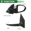 Chevrolet Cruze 3 x Pins Right Side Door Mirror (2011-2015)
