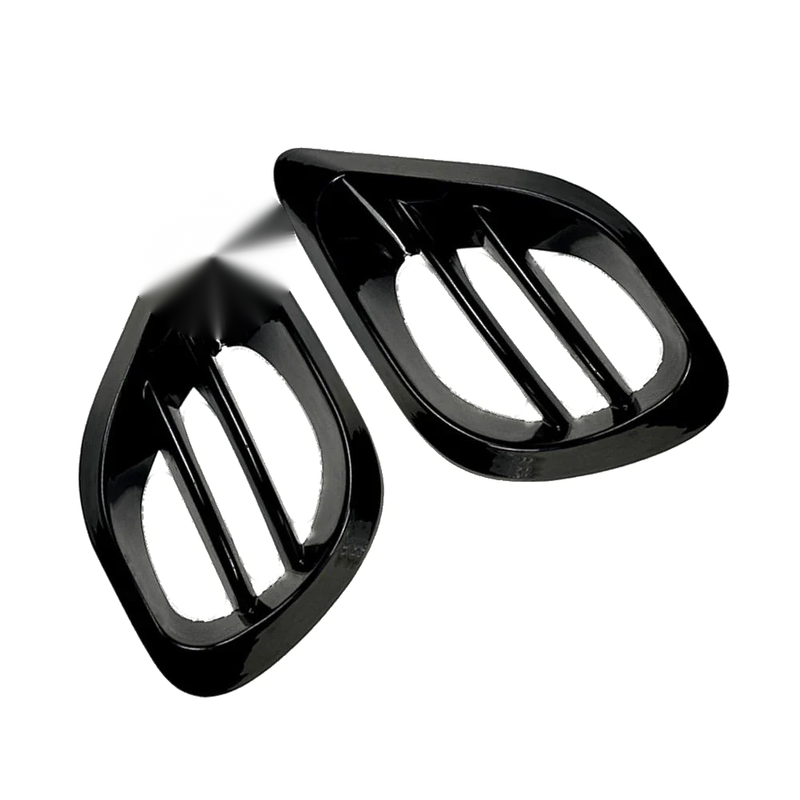Mercedes Benz W213 E-Class Black Front Bumper Fog Grill Air Vent Trim (2020+)