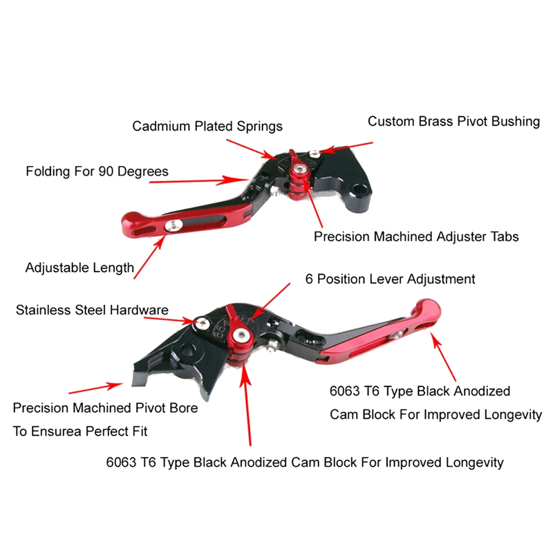Vespa GTS 300 Super Adjustable Brake Clutch Lever (2008-2023)