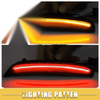 Dodge Front Rear LED Side Marker Lights 2 x Amber Red (2010-2023)