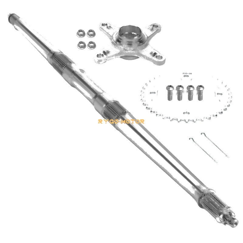 Yamaha YFZ450 Rear Axle Shaft with Sprocket Hub (2004–2005)