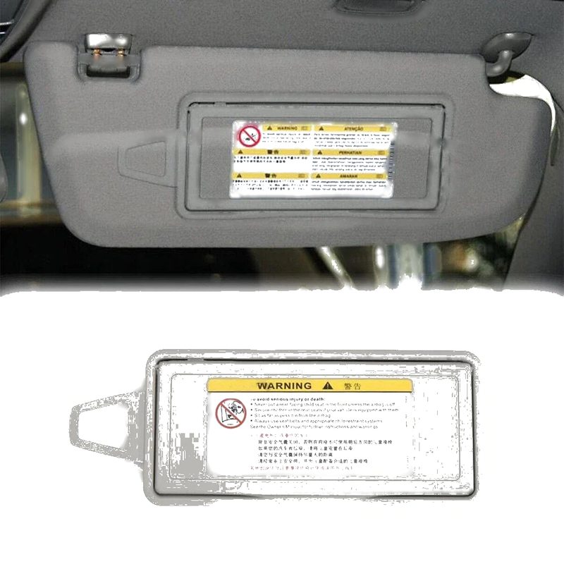 Mercedes-Benz S-Class W220 Right Sun Visor Mirror Frame Cover (1998-2005)
