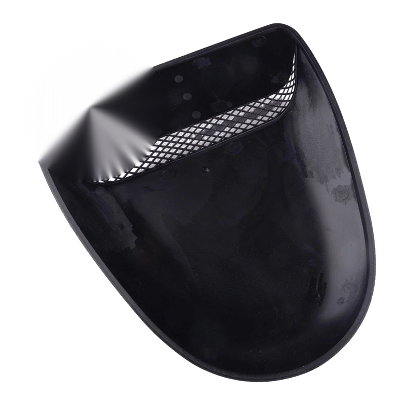 Black Universal Car Air Flow Intake Hood Scoop Vent Decorative Cover