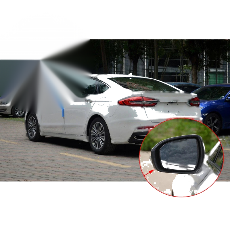Ford Mondeo MK5 Front Left Side Mirror Glass Trim (2012-2019)