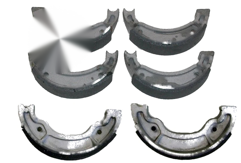 Yamaha Breeze 125 Front & Rear Brake Shoes (1992–2004)
