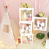 Birthday Baby Shower Party Gift Decor Clear Balloon Box Cube
