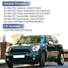 Mini F54 Clubman Gloss Black Left Right Mirror Cover Caps (2016-2023)