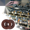Oil Seal 2 x Seal Ring Rotary Shaft Seal FKM Rubber 17x35x8mm Brown