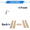Dodge Charger 6 Pcs Door Pillar Window Trim (2006-2010)