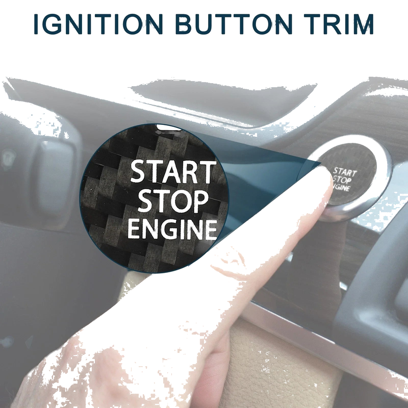 Mazda 3 Black Engine Start Stop Button Cover (2014-2018)