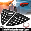 Toyota 86 1 Pair Rear Side Window Louvers Cover Glossy Black (2013–2021)