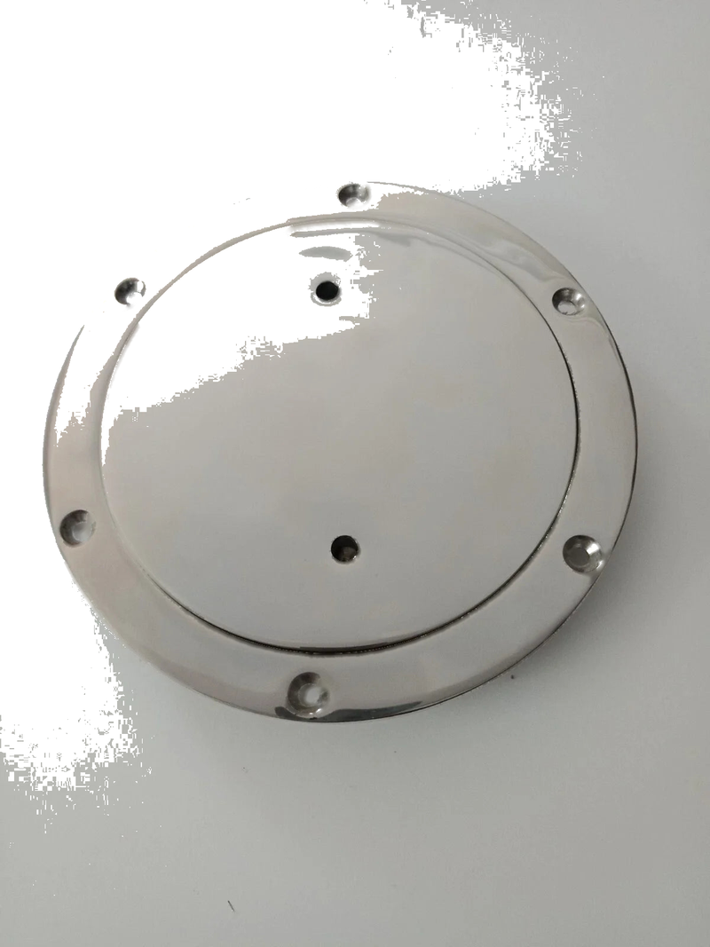 Marine Use Inspection Port / Deck Plate 206mm OD 316 Stainless Steel