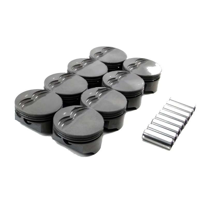 Chevy SBC 383 Flat Top Hyper Pistons  6.0"