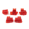 GY6 50-150cc 5Pcs Red Turn Signal Headlight Ignition Horn Switch Caps