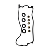 Honda Civic EG EK D16Y4 D16Y5 D15Z1 Rocker Valve Cover Gasket Set (1992-2000)