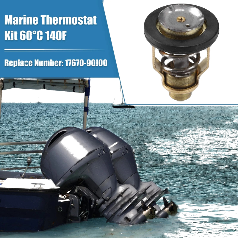 Suzuki Outboard Yamaha Outboard 60C 140F Marine Thermostat with Seal