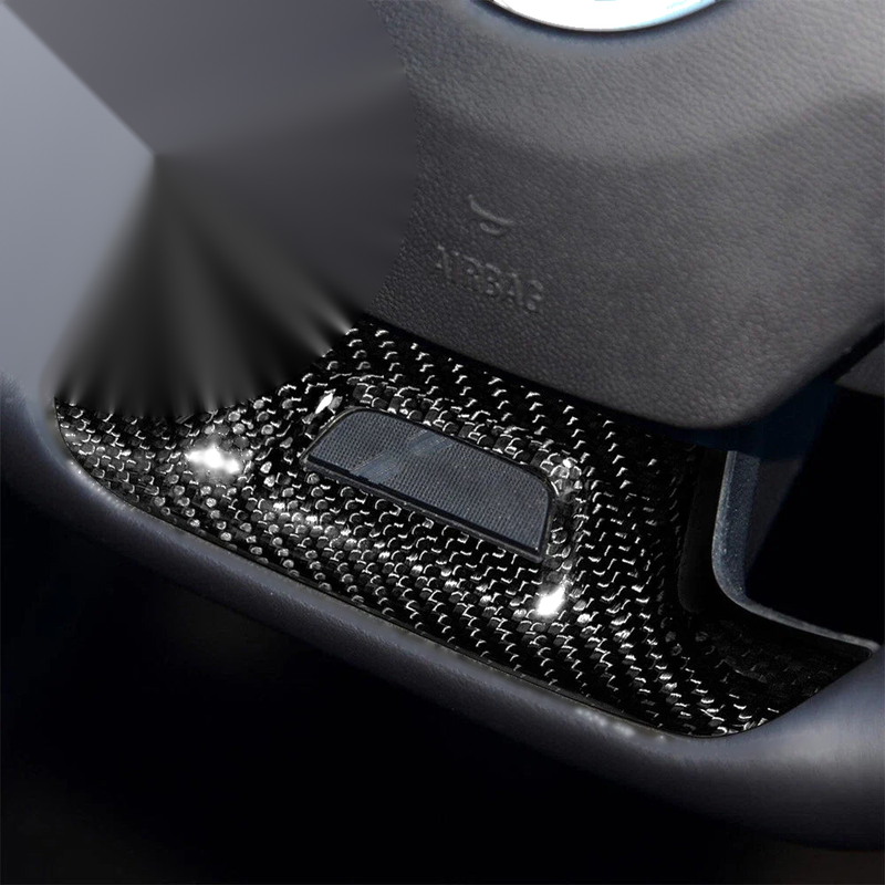 Camaro Real Carbon Fiber Steering Wheel Lower Cover Trim (2016-2023)