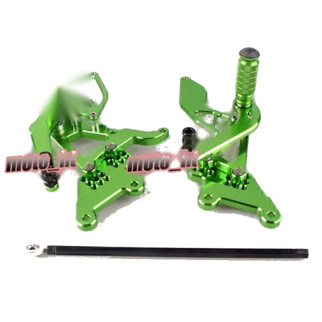 Yamaha YZF R6 (2003-2005) Black CNC Rearsets Footpegs