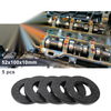Oil Seal 52x100x10mm Black 5 Pcs Seal Ring Rotary Shaft Nitrile Rubber